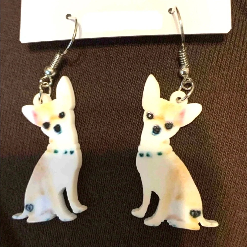 “Yo Quiero Taco Bell” Tan Fawn Apple Dome Chihuahua Cutesy Kawaii Memento Dangle
